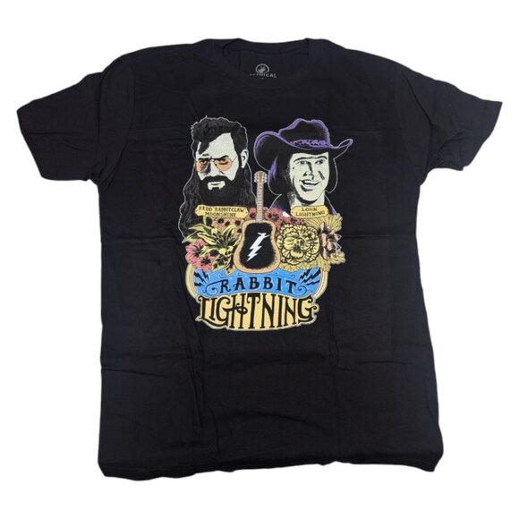 Mythical - Rabbit Lightning Tee, Black NWOT - Picture 1 of 2